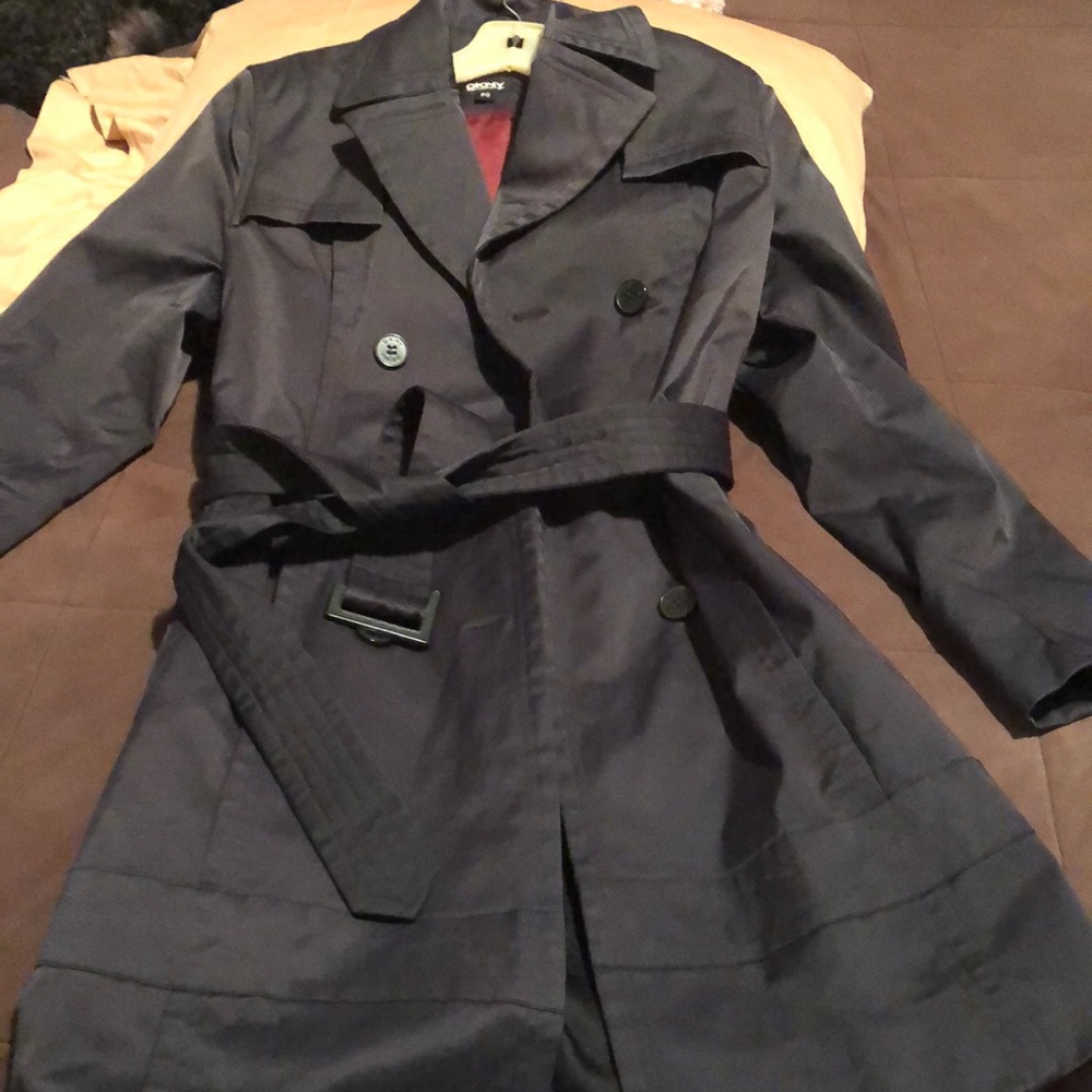 3/4 length black jacket/coat (excellent condition)